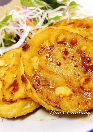 つくね蓮根のあっさりポン酢焼き*-レシピのメイン写真