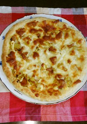 米粉ピザ生地☆カレージャーマンポテトピザ-レシピのメイン写真
