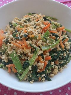 そぼろ風豆腐で野菜炒め!!!-レシピのメイン写真