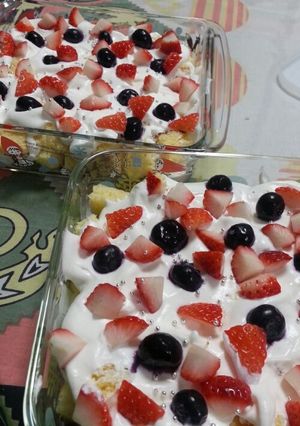 簡単トライフル パーティーにいかが?-レシピのメイン写真