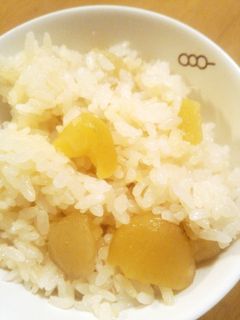 栗とほたて缶の炊き込みご飯-レシピのメイン写真