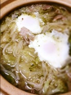最初からシメ入れちゃいました鍋^m^-レシピのメイン写真