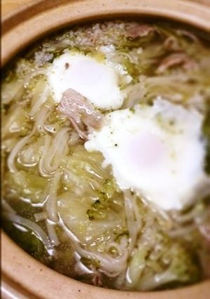 最初からシメ入れちゃいました鍋^m^-レシピのメイン写真