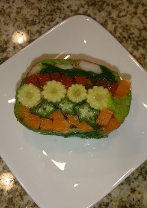 簡単!!!野菜テリーヌ★-レシピのメイン写真