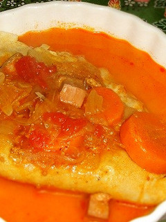 パーティ翌日・クレープのトマト煮-レシピのメイン写真