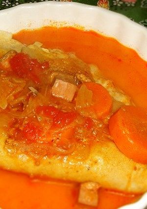 パーティ翌日・クレープのトマト煮-レシピのメイン写真