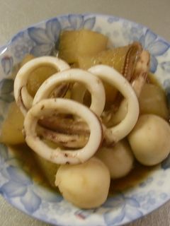 イカと大根の煮物♪-レシピのメイン写真