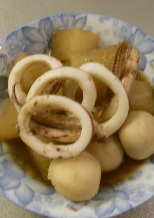 イカと大根の煮物♪-レシピのメイン写真