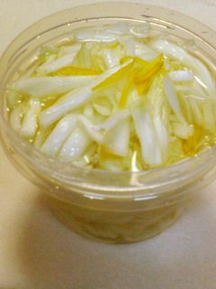 らっきょう酢で簡単ピクルス 白菜ゆず風味-レシピのメイン写真