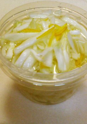 らっきょう酢で簡単ピクルス　白菜ゆず風味-レシピのメイン写真