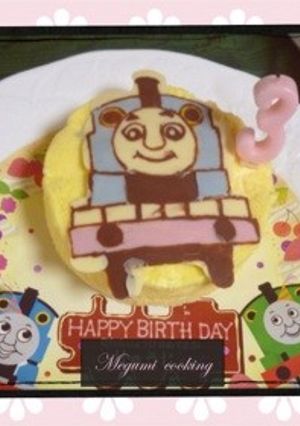 お誕生日・ホワイトデーに★トーマスケーキ-レシピのメイン写真