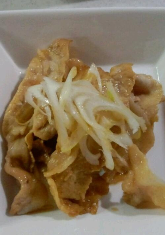 ハチミツで、簡単しょうが焼き-レシピのメイン写真