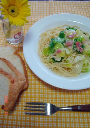 キャベツとベーコンのさわやかレモンパスタ-レシピのメイン写真