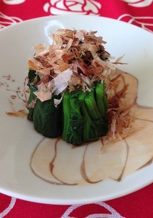 日本食の王道の一品 ほうれん草のおひたし-レシピのメイン写真