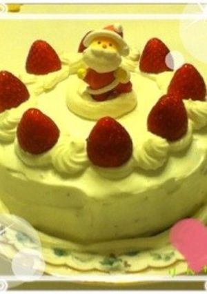 抹茶クリスマスケーキ-レシピのメイン写真