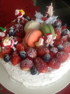 シフォンのクリスマスケーキ-レシピのメイン写真