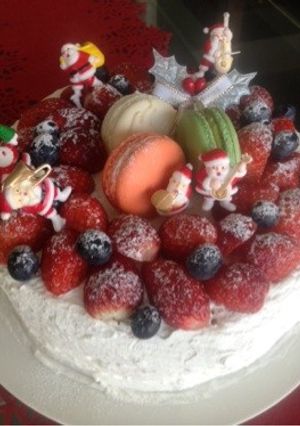 シフォンのクリスマスケーキ-レシピのメイン写真