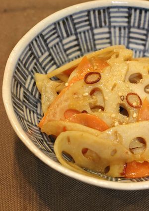 味醂が決め手！レンコンのきんぴら-レシピのメイン写真