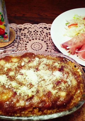 残ったカレーであつあつドリア！-レシピのメイン写真