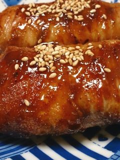 肉巻きおにぎり☆焼肉のたれ-レシピのメイン写真