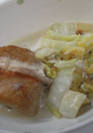わんわん☆チキンソテー野菜ホワイトソース-レシピのメイン写真