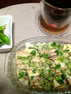 簡単!豚しゃぶ豆腐-レシピのメイン写真