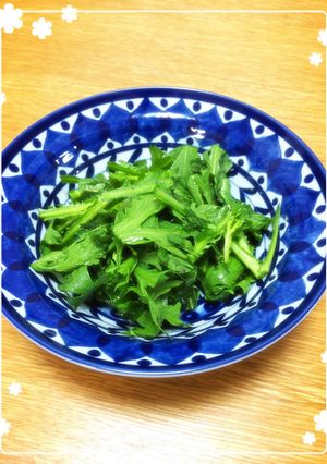 お浸しに飽きたら☆春菊のサラダ-レシピのメイン写真