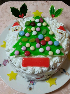 クリスマスツリーケーキ-レシピのメイン写真