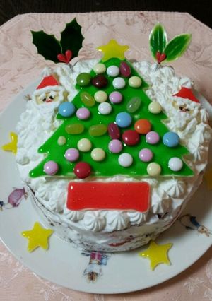 クリスマスツリーケーキ-レシピのメイン写真