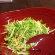 居酒屋風?大根と水菜のシャキシャキサラダ