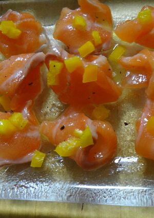 サーモンのマリネ風カルパッチョ-レシピのメイン写真