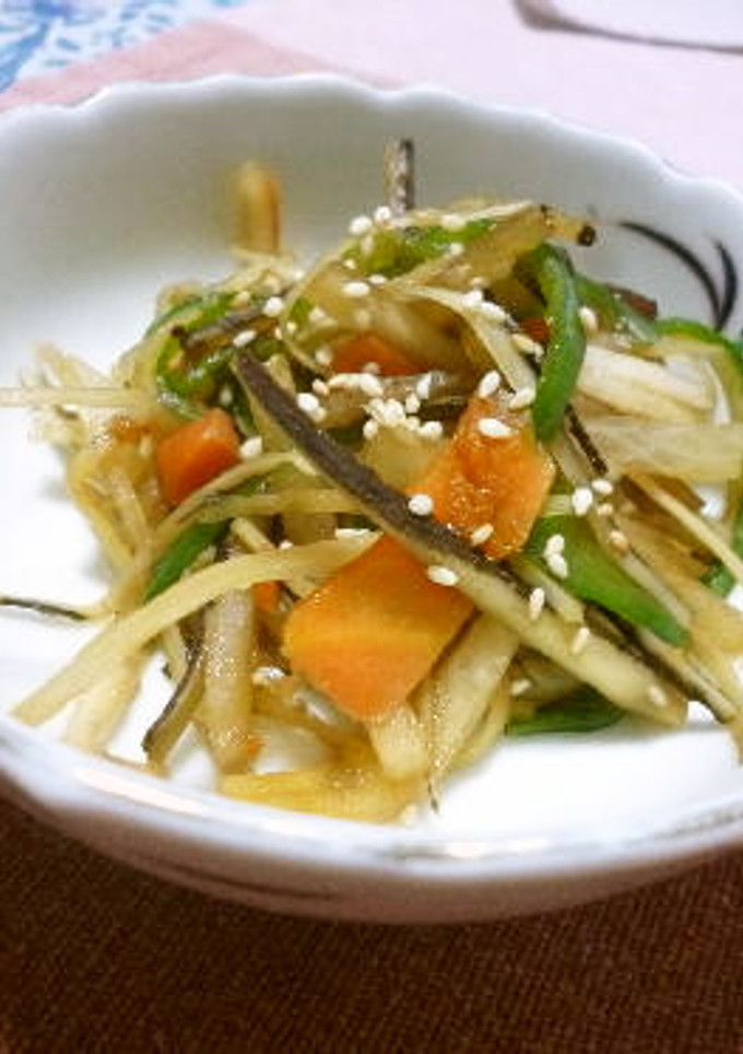 6種類の野菜のきんぴら-レシピのメイン写真
