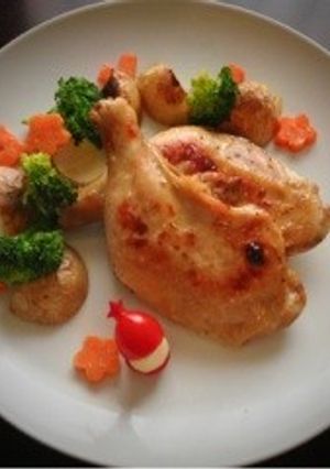 クリスマス 簡単 ローストチキン-レシピのメイン写真