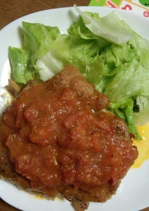 簡単チキングリル～トマトソース～-レシピのメイン写真