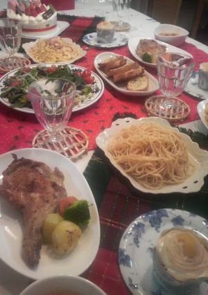 ♡骨付きチキンのオーブン焼き♡X'mas-レシピのメイン写真