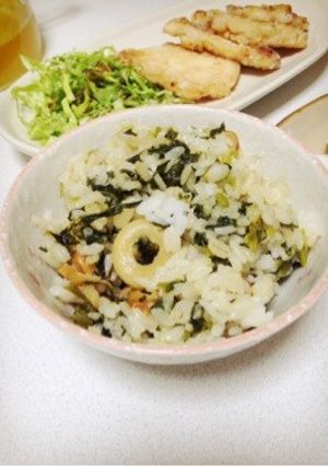 かぶの葉で♡すぐできる簡単菜飯！-レシピのメイン写真