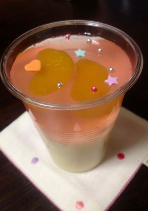 ２色寒天〜クリスマスにも！！-レシピのメイン写真