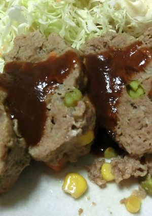 フライパンでミートローフ-レシピのメイン写真
