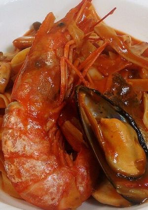 10分魚介パスタ-レシピのメイン写真