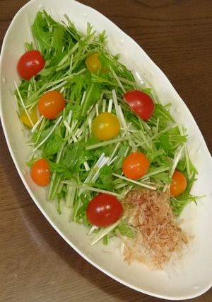 大根と水菜のツリーサラダ-レシピのメイン写真