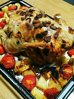 簡単丸鶏ローストチキン★ハーブ不要!!-レシピのメイン写真