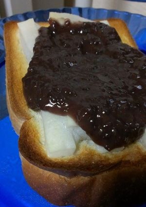 正月の余ったお餅で♡ぜんざいトースト!-レシピのメイン写真