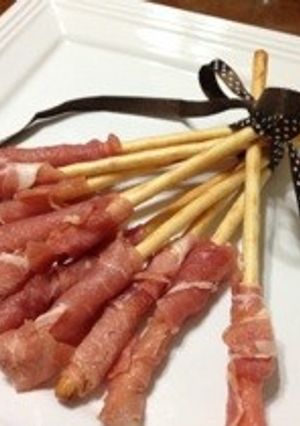 生ハムのグリッチーニ巻き☆-レシピのメイン写真