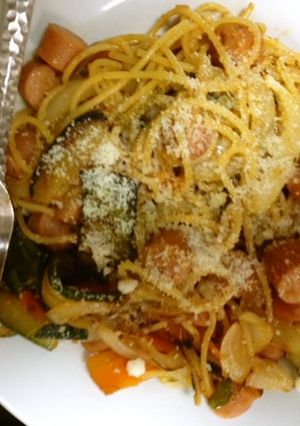簡単ひと味違ったナポリタン-レシピのメイン写真
