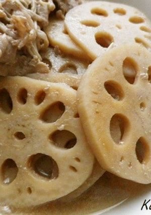 お正月のおせちにも★蓮根とえのきの牛肉煮-レシピのメイン写真