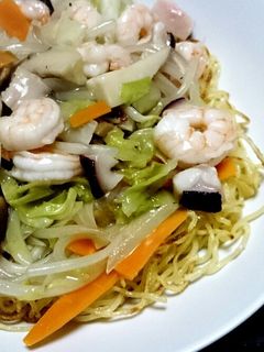 香ばし麺の中華あんかけ焼きそば-レシピのメイン写真