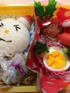 小学校のお弁当(冬休み2013息子版)-レシピのメイン写真
