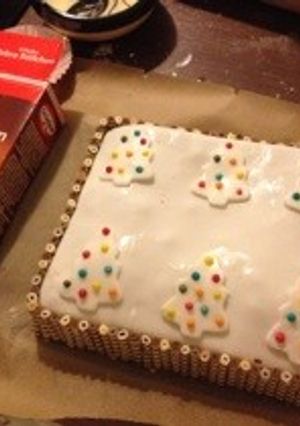 フォンダンで簡単クリスマスケーキ-レシピのメイン写真