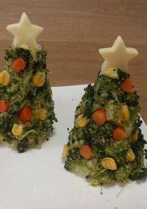 クリスマスツリー☆ポテトサラダ-レシピのメイン写真