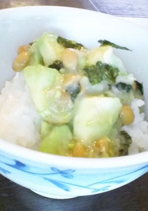 即席丼☆アボカド納豆＋大根おろし-レシピのメイン写真